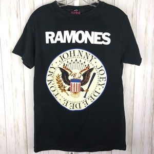 Ramones Graphic Band Names T-shirt S